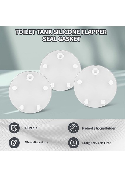 5 Paket Tuvalet Tankı Silikon Sineklik Conta Contası 3 Inç Yedek 7381424-100.0070A (Yurt Dışından) fiyatları