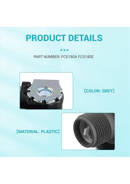 Çamaşır Makinesi Için XQB75-HA7041 H7231 85-H8231 Su Giriş Vanası FCS180A FCS180E (Yurt Dışından) fırsatları