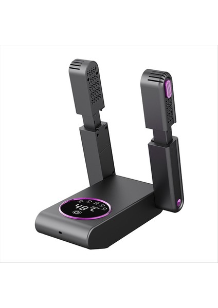 Ayakkabı Kurutma Makinesi Taşınabilir Elektrikli Ayakkabı ve Bot Kurutma Makinesi 180° Katlanabilir Tasarım Akıllı Ekran Ayakkabı, Eldiven, Şapka, Çorap, Abd Fişi (Yurt Dışından)