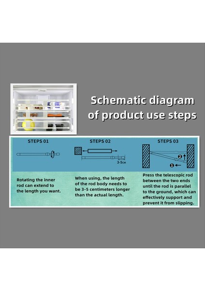 4 Adet Rv Buzdolabı Çubukları Ayarlanabilir Rv Buzdolabı Gergi Çubukları Rv Buzdolabı Çubukları Yiyecek Içecekleri Tutmak Için Rv Buzdolabı Aksesuarları (Yurt Dışından) fiyatları