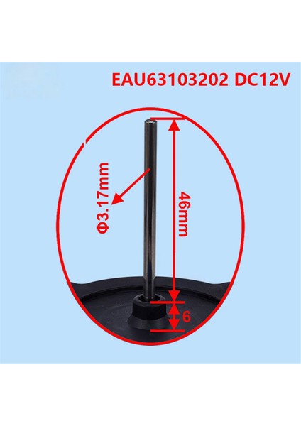 EAU63103202 Lg Buzdolabı Soğutma Fanı Motoru Için Buzdolabı Soğutma Fanı Motoru Montajı ODM-001F-42 Dc 12V 1A (Yurt Dışından) fiyatları