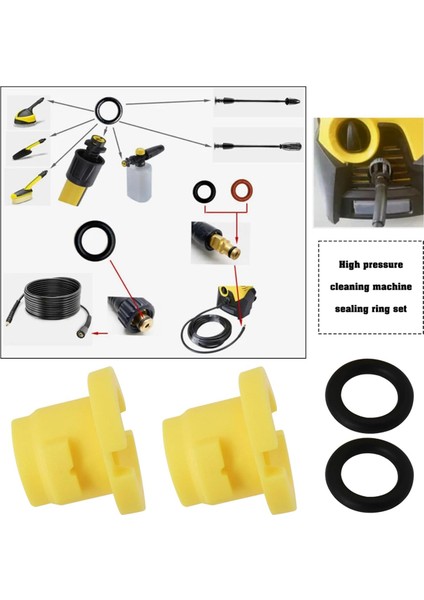 Karcher K2 K4 K5 K6 K7 Lance Hortum Ucu Yedek O-Ring Contası 2.640-729.0 Kauçuk Conta Basınçlı Yıkayıcı Için 20 Adet O-Ring Seti (Yurt Dışından) modelleri