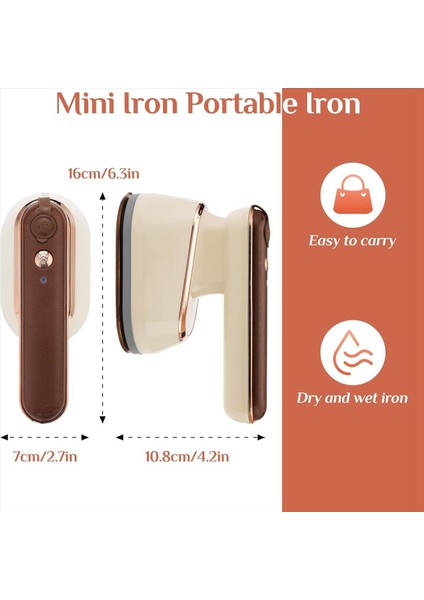 Giysi Için Ütü Desteği Kuru ve Islak Ütü, 800 W Mini Taşınabilir Giysi Buharlı Ütü, Seyahat Abd Tak (Yurt Dışından) fiyatları