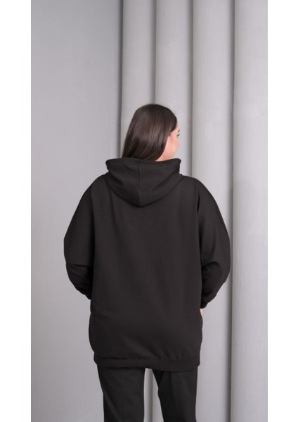 Kadın Iki Iplik Sweatshirt Önü Fermuarlı fırsatları