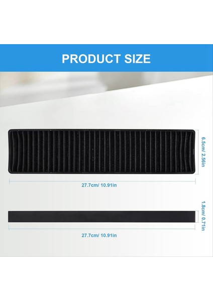 4 Paket 5230W1A003A Mikrodalga Için Yedek Mikrodalga Kömür Hava Filtresi, LMHM2237BD LMV1650ST LMV2031SB (Yurt Dışından) modelleri