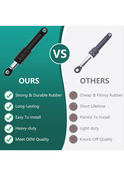 Yenı 5304491701 Yıkayıcı Amortisörler 4 Adet Yıkayıcı 137040900 7137040900 AP5691818 PS8689636 EAP8689636 Değiştirir (Yurt Dışından) modelleri