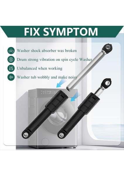 Yenı 5304491701 Yıkayıcı Amortisörler 4 Adet Yıkayıcı 137040900 7137040900 AP5691818 PS8689636 EAP8689636 Değiştirir (Yurt Dışından) fırsatları