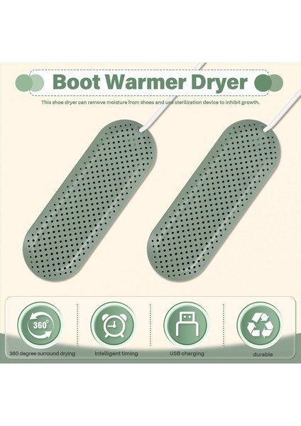 Ayakkabı Kurutucu, Taşınabilir USB Ayakkabı Kurutucu Akıllı Zamanlama Koku Giderme Ayakkabı Çizme Kurutma Makinesi USB Ayakkabı Isıtıcı Kış 2 (Yurt Dışından) fırsatları