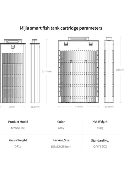 Xiaomi Mijia Balık Tankı Filtre Kartuşu Akvaryum Fiziksel Biyokimyasal Filtrasyon Filtre Değişimi (Yurt Dışından) fırsatları