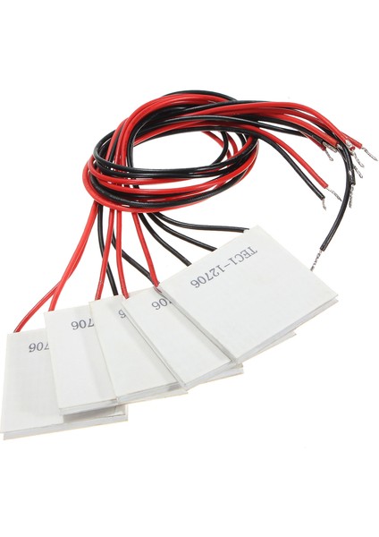 5 Adet TEC1-12706 Soğutucu Termoelektrik Soğutucu Soğuk Plaka Modülü 12V 6A 72W (Yurt Dışından)