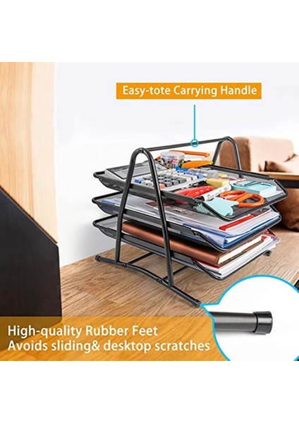 Santkuee Ofis A4 Kağıt Organizatör Masası Depolama Raf Ofis Masaüstü Organizatör Dergi Kitap Tutucu Kırtasiye Belge Tepsisi (Yurt Dışından) modelleri