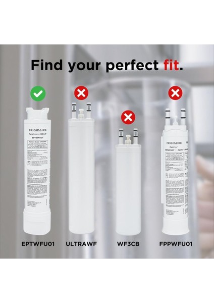 Frıgıdaıre EPTWFU01 Puresource Ultra Iı Buzdolabı Su Filtresi Yedek Parçaları Için 3 Adet Buzdolabı Filtresi (Yurt Dışından) fırsatları