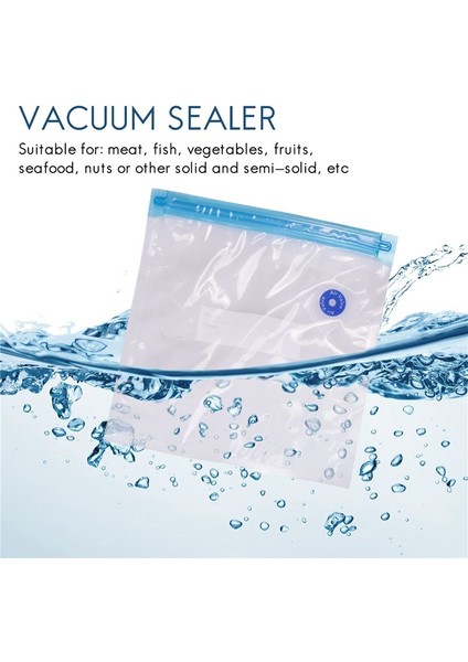 Sous Vide Çanta 15 Paket Yeniden Kullanılabilir Elektrikli Vakumlu Gıda Depolama Tasarrufu Mühürleyen Ocak 1 El Pompası, 2 Boyutu Mühürlü Çanta, 4 Klip (Yurt Dışından) fırsatları