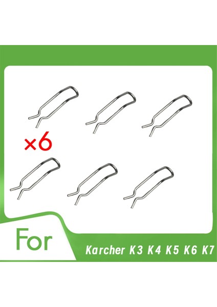 6 Adet 50372210 Karcher K3 K4 K5 K6 K7 Basınçlı Yıkama Makinesi Hortum Borusu Için Basınçlı Yıkama Makinesi Yay Kelepçeleri (Yurt Dışından)