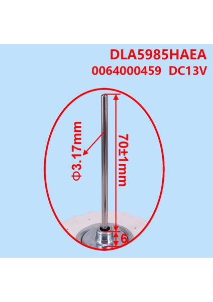 Haier Buzdolabı Için Dondurucu Fan Motoru DLA5985HAEA 0064000459 Buzdolabı Kondansatör Soğutma Fan Motoru DC13V 3,5W (Yurt Dışından) fiyatları