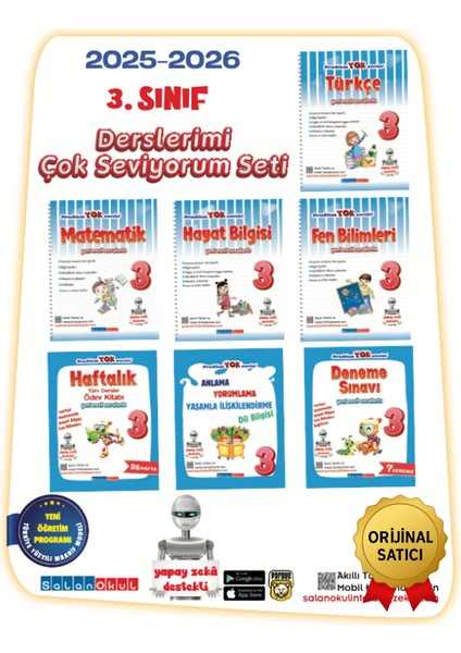 Resmi ve Orijinal Satıcı 3. Sınıf Set