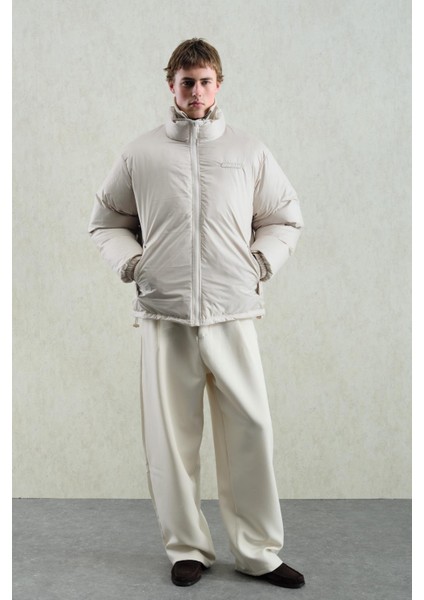 Basıc Şişme Bej Mont indirimleri