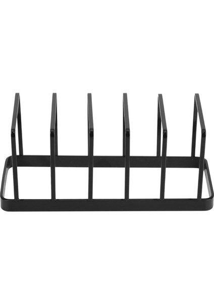 Santkuee Euro Mutfak Organizatörü Tabaklar, Kesme Tahtaları Fırın Malzemeleri Yeniden Kullanılabilir Kaplar ve Kapaklar Tutucu Rafı Siyah (Yurt Dışından) fırsatları