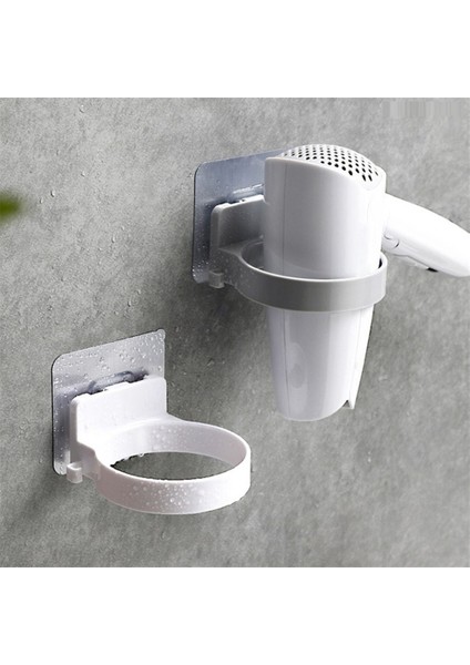 Santkuee Banyo Depolama Duvar Asılı Saç Kurutma Makinesi Braketi Depolama Rafı Beyaz (Yurt Dışından) fiyatları