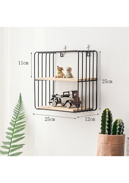 Santkuee En Iyi Ahşap Depolama Rafları Asılı Dekorlar Saklama Kutusu Saksı Ev Depolama Rafı Duvar Ekran Zanaat Rafları (Altın) (Yurt Dışından) fiyatları