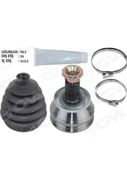 Xmpdby Aks Kafasi Diş Polo-Cordoba-Fabia 1.2 Tdi-1.4 Tdi 01-14 Amf-Bnv-Bnm-Cfwa-Cayb-Cyzb 1.2 Tdi-1.4 Tdi