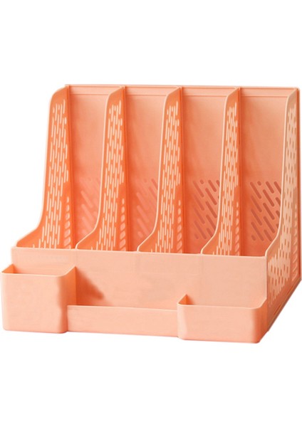 Santkuee Dosya Rafı Çok Katmanlı Ins Dosya Kutusu Masa Rafı Kitap Standı Klasör Klasörü Masaüstü Saklama Kutusu Öğrenci Pembe (Yurt Dışından)