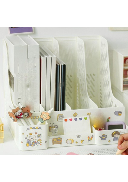 Santkuee Dosya Rafı Çok Katmanlı Ins Dosya Kutusu Masa Rafı Kitap Standı Klasör Klasörü Masaüstü Saklama Kutusu Öğrenci Pembe (Yurt Dışından) fiyatları