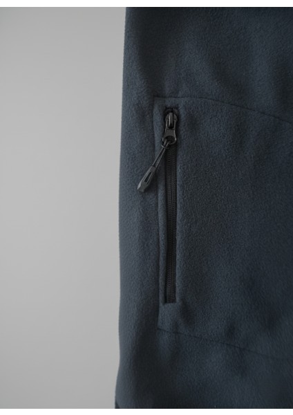 Erkek Polar Fermuarlı Yakalı Sweatshirt Battal Kalıp Geniş Beden fırsatları