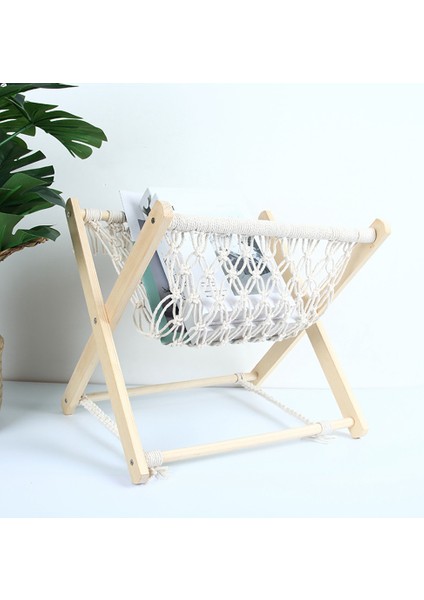 Santkuee Boho Dergilik, Dekoratif Makrome Kitap Dergilik Rafı, Havlu Saklama Sepeti, Rustik Oda Dekorasyonu (Yurt Dışından) indirimleri