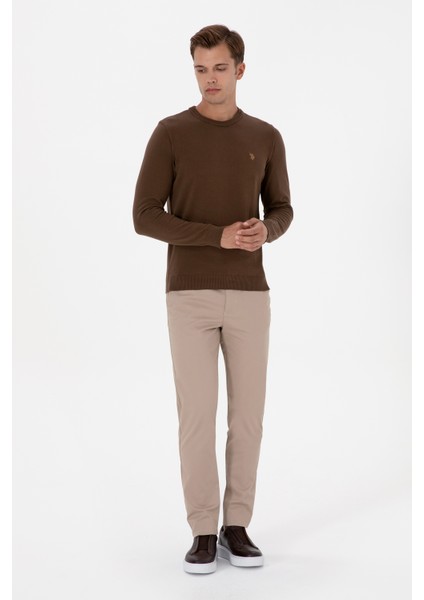 Erkek Koyu Bej Pantolon (Kanvas-Chino) 50308762-VR088 modelleri