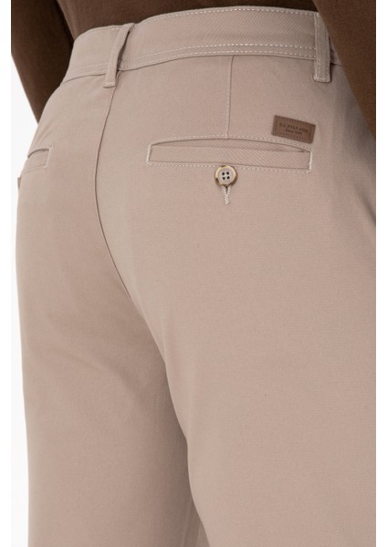 Erkek Koyu Bej Pantolon (Kanvas-Chino) 50308762-VR088
