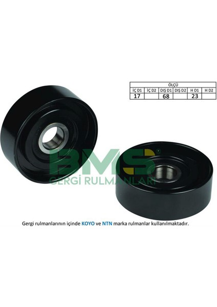 Depomix Alternatör Gergi Rulmani Clio I 1.2-1.4 90-98 - Dacia Solenzo