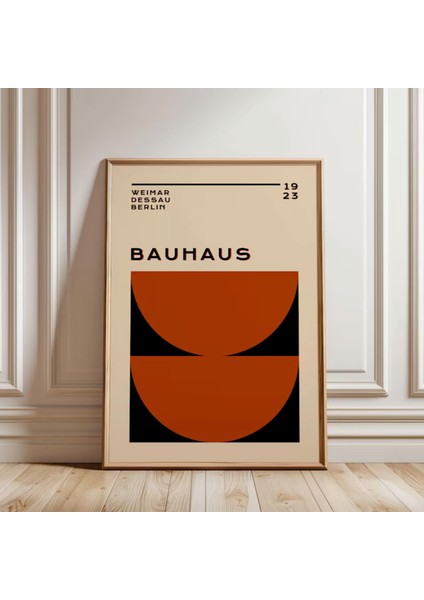 (Çerçevesiz) Bauhaus 3'lü Çerçevesiz Poster Seti, Modern Dekoratif Poster Seti fırsatları