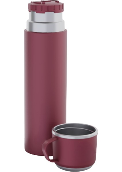 500 ml Bardaklı Paslanmaz Çelik Termos Çift Kat Isı Yalıtımlı Sıcak ve Soğuk Içecek Saklama