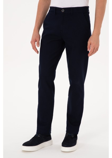 Erkek Lacivert Pantolon (Kanvas-Chino) 50311605-VR033 fiyatları