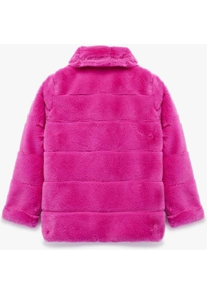 Uzun Kollu Cep Detaylı Bebe Yaka Suni Kürklü Ceket (Aw 25) fiyatları