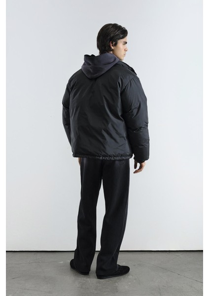 Basıc Şişme Siyah Mont modelleri