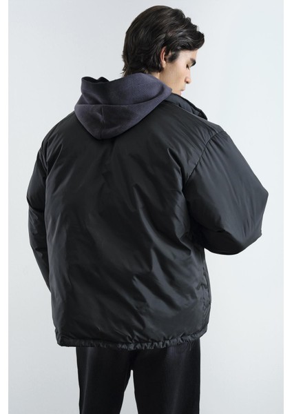 Basıc Şişme Siyah Mont fırsatları