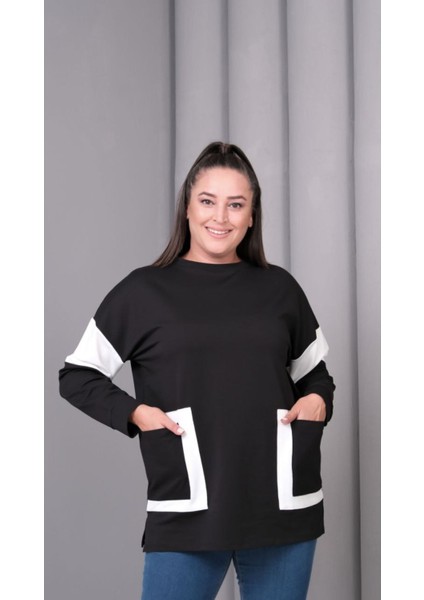 Kadın Kristal Kumaş Sweatshirt