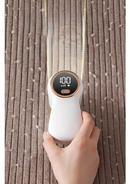 Yeni Şarjlı Yedek Bıçaklı Lüks Elbise Giysi Tiftik ve Kazak Tüy Toplama Makinesi Pratik Temizleyici