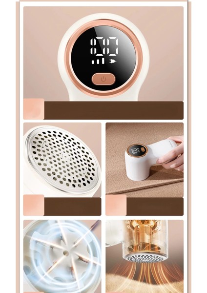 Yeni Şarjlı Yedek Bıçaklı Lüks Elbise Giysi Tiftik ve Kazak Tüy Toplama Makinesi Pratik Temizleyici modelleri