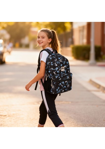 Geniş Hacimli Ekstra Dayanıklı -Su Geçirmez-Okul Çantası-Spor Çantası Haki-Mavi Renk fiyatları