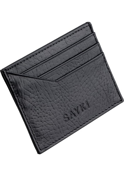 Siyah 100% Deri Cüzdan