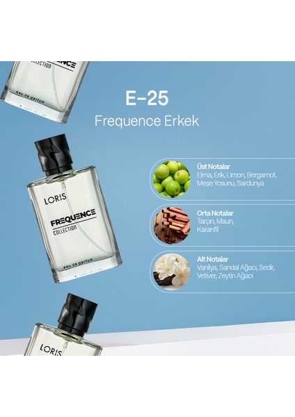 E-25 Frequence Parfume 50 ml EDP Erkek Parfüm fiyatları