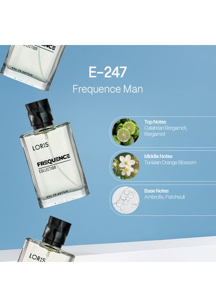 E-247 Frequence Erkek Parfüm 50 ml indirimleri