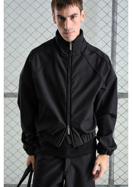 Içi Polarlı Siyah Teknik Ceket modelleri