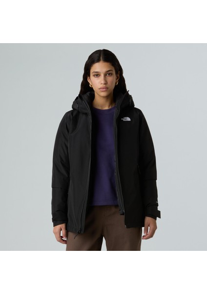 W Carto Mono Triclimate Hooded Jacket Kadın Mont