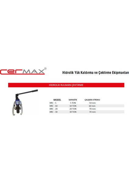 Hrc 5 Ton Hi̇droli̇k Rulman Çekti̇rme fiyatları