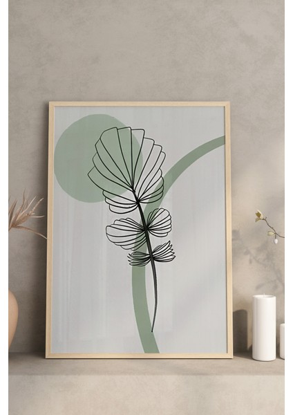 3’lü Çerçeveli Yeşil Tonlarda Minimal Çizgisel Bitki Tablo Seti –uv Baskılı, Mdf Zeminli 🖼️ CRV1031 23 x 32 modelleri