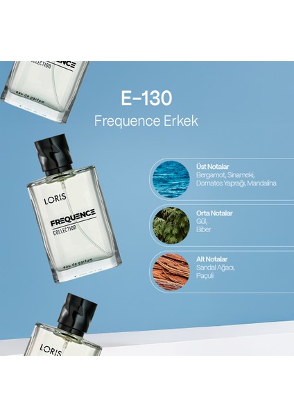 E-130 Frequence Parfume 50 ml EDP Erkek Parfüm fiyatları